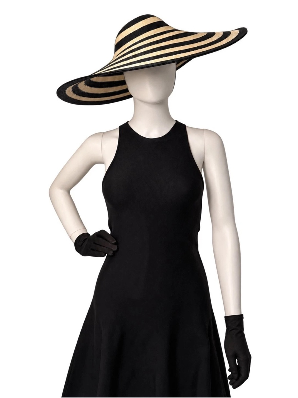Ralph Lauren Collection Purple Label Spring 2008 Black Silk Dress